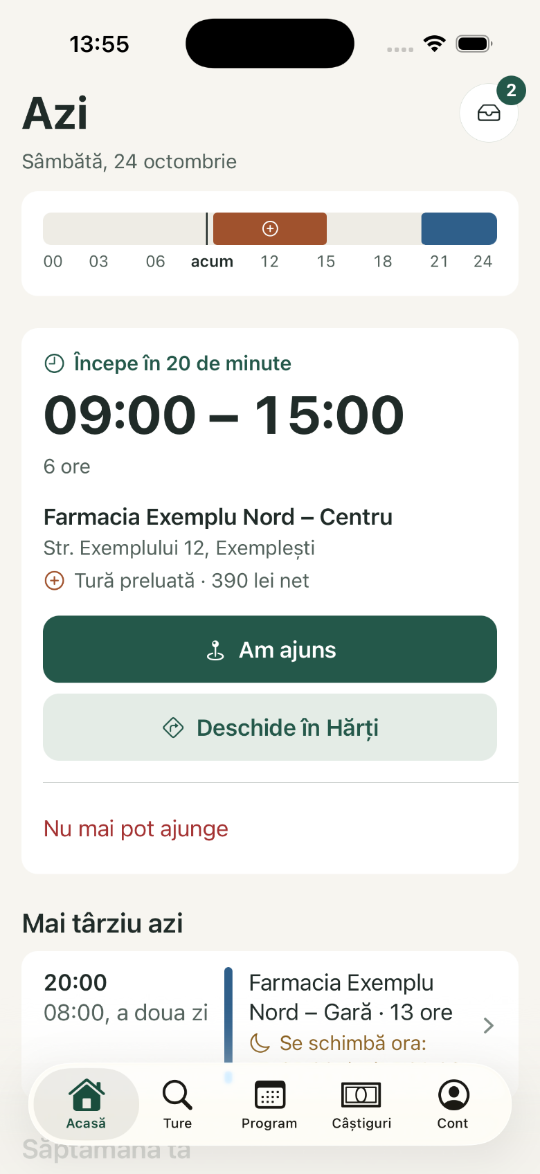 Acasă: 1. Banda zilei; 2. Am ajuns; 3. Nu mai pot ajunge